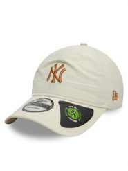 New Era Czapka z daszkiem New York Yankees Recycled 9Twenty 60595203 Écru. Rękawiczki męskie New Era, bez wzorów, z materiału. Za 109.99 zł.