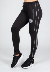 Montana Track Spodnie - Czarny. Czarne spodnie materiałowe damskie GORILLA WEAR, xs, bez wzorów, z elastanu, na fitness i siłownię. Za 229.00 zł.