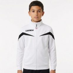 Męska Kurtka Biegowa Salvador Kluczowe Cechy Czarny-Biały. Białe kurtki męskie Legea, m, bez wzorów, z poliesteru, sportowe, z kapturem. Za 72.00 zł.