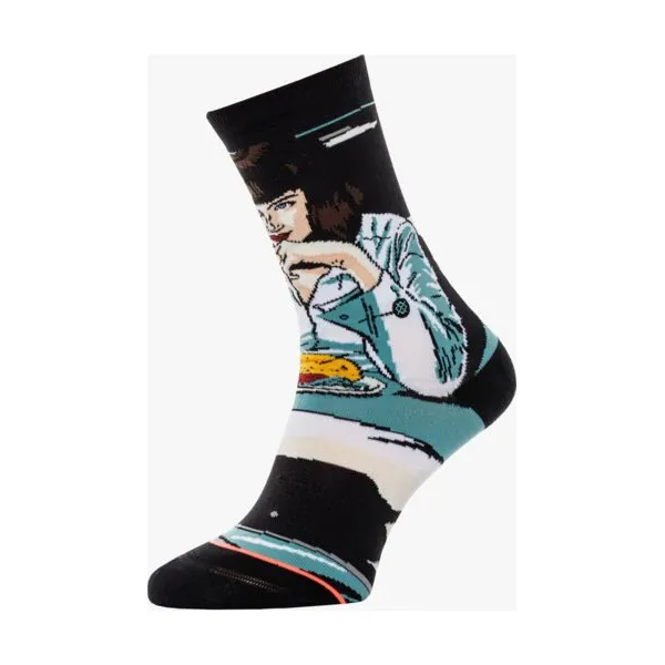 Stance Skarpety Mia Booth , niebieski, rozmiar M. Niebieskie skarpety damskie Stance, bez wzorów, z bawełny. Za 79.99 zł.