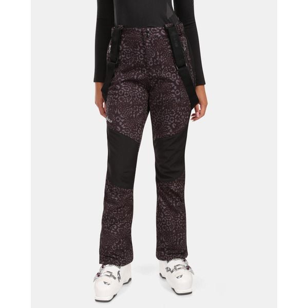 Damskie spodnie narciarskie softshell Kilpi TORIEN-W. Czarne spodnie materiałowe damskie Kilpi, bez wzorów, z softshellu. Za 835.17 zł.