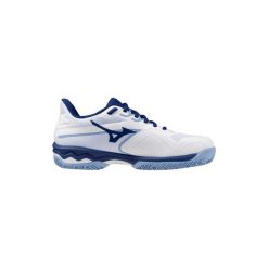 Damskie buty do tenisa Mizuno Wave Exceed Light CC. Białe obuwie sportowe damskie Mizuno, bez wzorów, tenisowe, mizuno wave. Za 379.99 zł.