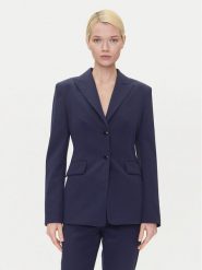 HUGO Marynarka Asmalla-1 50533901 Granatowy Slim Fit. Niebieskie żakiety damskie Hugo, bez wzorów, z syntetyku. Za 789.99 zł.