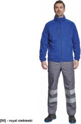 Kurtka męska CERVA BHADRA FLEECE - kurtka royal niebieski S. Niebieskie kurtki męskie CERVA, m, bez wzorów, bez kaptura. Za 74.69 zł.