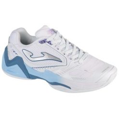 Buty do tenisa Joma Set Lady 2402 TSELW2402C białe. Białe obuwie sportowe damskie bez wzorów, z materiału, tenisowe. Za 376.43 zł.