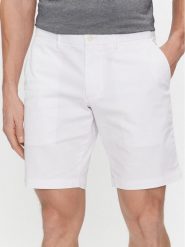 Tommy Hilfiger Szorty materiałowe Brooklyn Short 1985 MW0MW23563 Biały Regular Fit. Białe szorty męskie Tommy Hilfiger, m, bez wzorów, z bawełny. Za 209.99 zł.