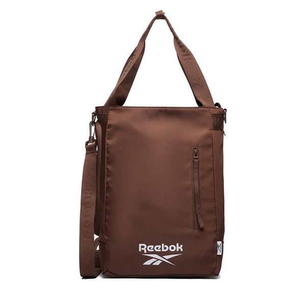 Torebka Reebok. Brązowe torebki do ręki damskie Reebok, bez wzorów, klasyczne, bez dodatków. Za 159.99 zł.