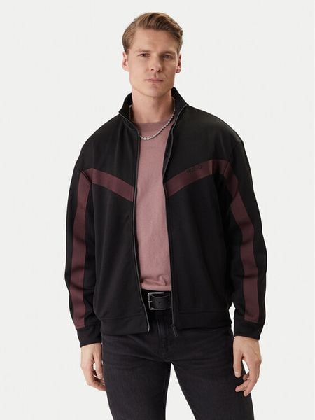 HUGO Bluza Darti 50549418 Czarny Relaxed Fit. Czarne bluzy męskie Hugo, m, bez wzorów, bez kaptura. Za 629.99 zł.