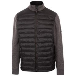 Dlx Warner męska kurtka casual padded czarna. Czarne kurtki męskie DLX, na zimę, m, bez wzorów, z materiału, casualowe, bez kaptura. Za 316.95 zł.