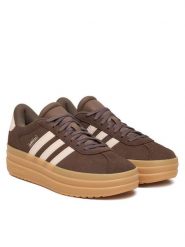 Adidas Sneakersy Vl Court Bold J KK4502 Brązowy. Brązowe buty sportowe dziewczęce Adidas, bez wzorów, ze skóry, bez zapięcia. Za 279.99 zł.