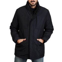 Kurtka GEOX M RENNY OUTER JKT Niebieski. Niebieskie kurtki męskie Geox, m, bez wzorów, z tkaniny, casualowe, bez kaptura. Za 530.99 zł.