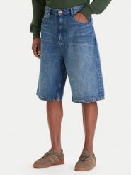 Tommy Jeans Szorty jeansowe Theo DM0DM22992 Niebieski Loose Fit. Niebieskie szorty męskie Tommy Jeans, m, bez wzorów, z bawełny. Za 329.99 zł.