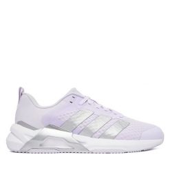 Buty na siłownię adidas. Fioletowe obuwie sportowe damskie Adidas, bez wzorów, na fitness i siłownię. Za 399.99 zł.