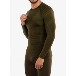Bluza termoaktywna męska Brubeck Ranger Protect. Zielone bluzy męskie Brubeck, m, bez wzorów, bez kaptura. Za 144.99 zł.