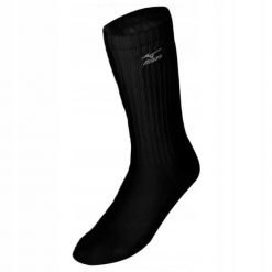 Męskie siatkarskie skarpety Mizuno VB Volley Long Sock. Czarne skarpety męskie Mizuno, bez wzorów, z bawełny. Za 35.99 zł.