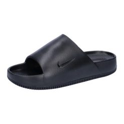 Klapki męskie Nike Calm Slide. Czarne sandały męskie Nike, z materiału, bez zapięcia. Za 391.00 zł.