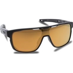 Okulary przeciwsłoneczne OAKLEY - Crossrange Shield OO9387-0631 Matte Black/24k Iridium. Czarne okulary przeciwsłoneczne męskie Oakley, z tworzywa sztucznego. W wyprzedaży za 549.00 zł.