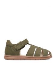 Lasocki Kids Sandały CEO-CI12-LINEA-04 Zielony. Zielone sandały chłopięce Lasocki Kids, z nubiku, bez zapięcia. Za 119.99 zł.