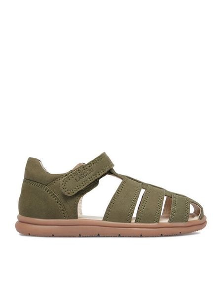 Lasocki Kids Sandały CEO-CI12-LINEA-04 Zielony. Zielone sandały chłopięce Lasocki Kids, z nubiku, bez zapięcia. Za 119.99 zł.