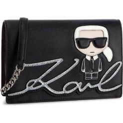 Torebka KARL LAGERFELD - 86KW3082 Black. Listonoszki damskie marki KARL LAGERFELD. Za 1,139.00 zł.