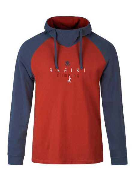 Bluza z kapturem Rafiki Traverse. Niebieskie bluzy męskie Rafiki, xl, bez wzorów, z bawełny, z kapturem. Za 406.10 zł.