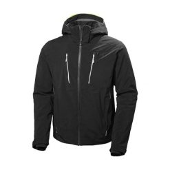 Kurtka narciarska męska Helly Hansen Alpha 3.0. Czarne kurtki snowboardowe męskie Helly Hansen, m, bez wzorów, z poliesteru, bez kaptura, narciarskie. W wyprzedaży za 977.00 zł.