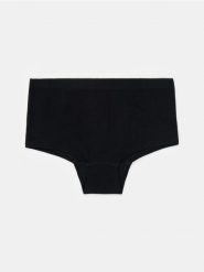 Bezszwowe majtki bokserki - czarny. Czarne bokserki damskie Sinsay, l, bez wzorów. Za 12.99 zł.