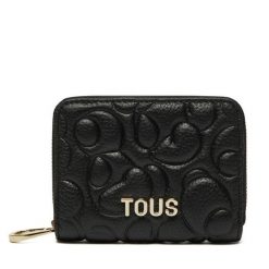 Portfel TOUS. Czarne portfele damskie tous, bez wzorów. Za 289.99 zł.