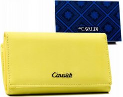 Portfel damski 4U Cavaldi GD29-DNM żółty. Żółte portfele damskie 4U Cavaldi, bez wzorów, ze skóry ekologicznej. Za 45.00 zł.