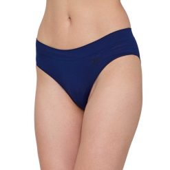 Majtki damskie do biegania Brubeck classic B-LIGHT. Niebieskie figi damskie Brubeck, s, bez wzorów, z poliamidu. Za 44.99 zł.