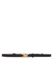 Elisabetta Franchi Pasek Damski CT-24S-62E2-V190 Czarny. Czarne paski damskie Elisabetta Franchi, bez wzorów, ze skóry. Za 809.99 zł.