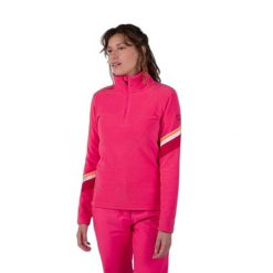 Damski polar 1/2 zip Rossignol Strawpile. Czerwone bluzy sportowe damskie Rossignol, bez wzorów, z polaru, bez kaptura, narciarskie. Za 411.00 zł.