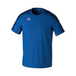Koszulka Erima Evo Star. Niebieskie koszulki sportowe męskie Erima, bez wzorów, z materiału, bez kołnierzyka, bez ramiączek, do piłki nożnej. W wyprzedaży za 99.00 zł.