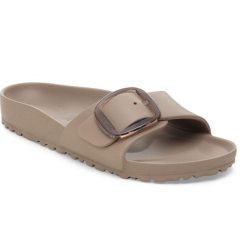 Męskie sandały Birkenstock Madrid Big Buckle EVA brązowe 1030479. Brązowe sandały męskie Birkenstock, z materiału, bez zapięcia. Za 280.55 zł.