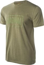 Magnum KOSZULKA MAGNUM ESSENTIAL T-SHIRT 2.0 OLIVINE MELANGE S. T-shirty męskie MAGNUM, m, bez wzorów, bez kołnierzyka. Za 45.04 zł.