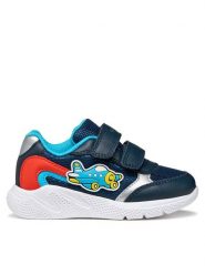 Geox Sneakersy B Sprintye Boy B654UA 01454 CF44D M Granatowy. Niebieskie buty sportowe chłopięce Geox, bez wzorów, z materiału, bez zapięcia. Za 209.99 zł.