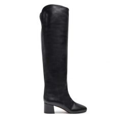 Kozaki Le Silla. Czarne kozaki damskie LE SILLA, bez obcasa, na słupku. Za 4,749.00 zł.