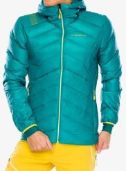 Kurtka puchowa męska La Sportiva Aiguille Down Jacket. Zielone kurtki męskie La Sportiva, m, bez wzorów, z materiału, bez kaptura. Za 1,237.40 zł.