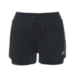Szorty damskie Joma R-night. Czarne szorty sportowe damskie Joma, m, bez wzorów, z elastanu, do biegania. Za 271.85 zł.
