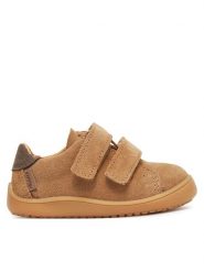 Mrugała Półbuty Natu 3123/5-24 Brązowy. Brązowe półbuty chłopięce Mrugała, bez wzorów, z nubiku, bez zapięcia. Za 279.99 zł.