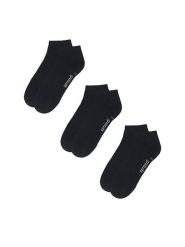 Sprandi Skarpety krótkie 0MB-002-AW23 (3-pack) Czarny. Czarne skarpety damskie Sprandi, bez wzorów, z bawełny. Za 39.99 zł.