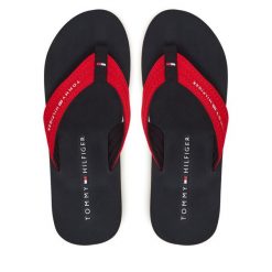 Japonki Tommy Hilfiger. Czerwone klapki męskie Tommy Hilfiger. Za 129.99 zł.