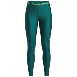 Legginsy Under Armour Heatgear Legging Damskie. Zielone legginsy sportowe damskie Under Armour, s, bez wzorów, z elastanu. Za 282.99 zł.
