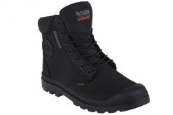 Buty sportowe Sneakersy unisex, Palladium Pampa Sc Wpn U-s. Czarne obuwie sportowe damskie Palladium, bez wzorów, z materiału, trekkingowe. Za 674.20 zł.