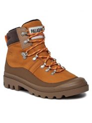 Palladium Trapery Pallabrousse Hkr Wp+ 98840-203-M Brązowy. Brązowe śniegowce i trapery damskie Palladium, ze skóry. Za 829.99 zł.