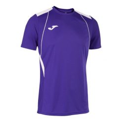 Jersey Joma Championship VII. Białe koszulki sportowe męskie Joma, bez wzorów, z jersey, bez kołnierzyka, bez ramiączek, do piłki nożnej. Za 88.90 zł.