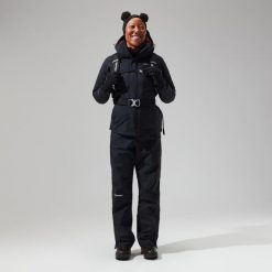 Kurtka z membraną damska Berghaus Hillwalker InterActive Shell. Czarne kurtki damskie Berghaus, bez wzorów, bez kaptura. Za 669.99 zł.