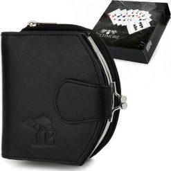 Beltimore Portfel damski portmonetka skórzany czarny RFiD BELTIMORE L53 NoSize. Czarne portfele damskie Beltimore, bez wzorów. Za 64.99 zł.