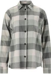 Koszula damska Whistler Riglet. Brązowe koszule damskie Whistler, bez wzorów, z bawełny, klasyczne, bez kołnierzyka, bez ramiączek. Za 167.50 zł.