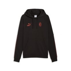 Męska bluza z kapturem AC Milan KING PUMA. Czarne bluzy męskie Puma, m, bez wzorów, z kapturem, do biegania. Za 299.00 zł.